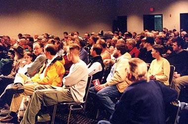 Waiting for the Speakers